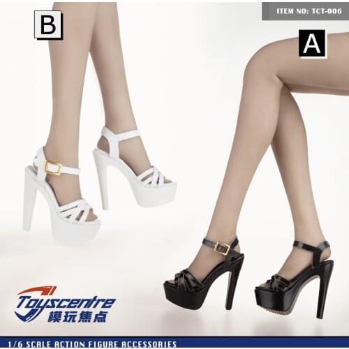 1/6 TCT-006 High-heeled Boots Sandals Medium Tube Womens Boots Various Colors 12-inch Womens Dolls Are Available In Stock