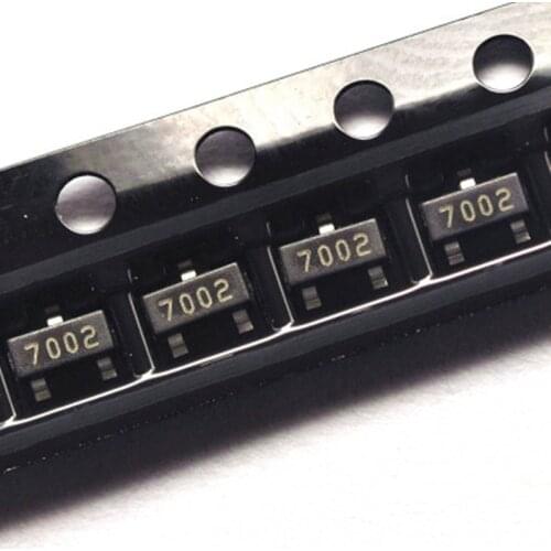 100pcs 2N7002 2N7002LT1G 7002 SOT-23 Triode Transistor 60V 115mA