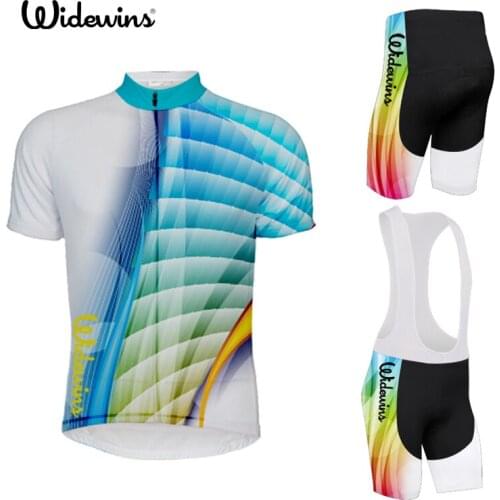 2019 Bicycle colour Quick-Dry Cycling Jersey Set MTB Road Bicycle Clothing Breathable Mountain Bike Clothes Cycling Set 5791