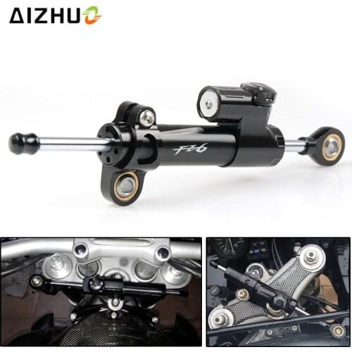 Motorcycle Accessories Steering Stabilizer Damper Safety Control For yamaha FZ6 FAZER 2004 2005 2006 2007 2008 2009-2010