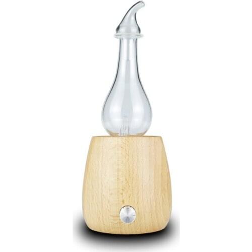 Under 1L Creative Wood Grain New Glass Aroma Diffuser Home Indoor Air Aroma Diffuser Essential Oil Diffuser Humidifier