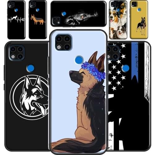 German Shepherd Dog Phone Case For Xiaomi Redmi Note 10 Pro Note 7 8 8T 9S 9A 9C 9T K40 7A 8A Note 9 Pro Cover