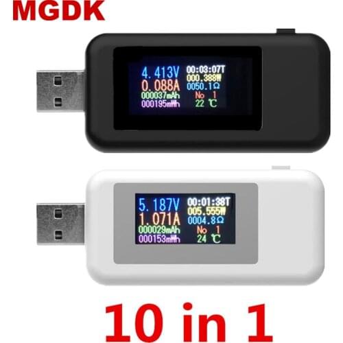USB tester DC Digital Voltmeter Amperimetro Voltage Current Volt Meter Ammeter Detector Power Bank Charger Indicator Monitor