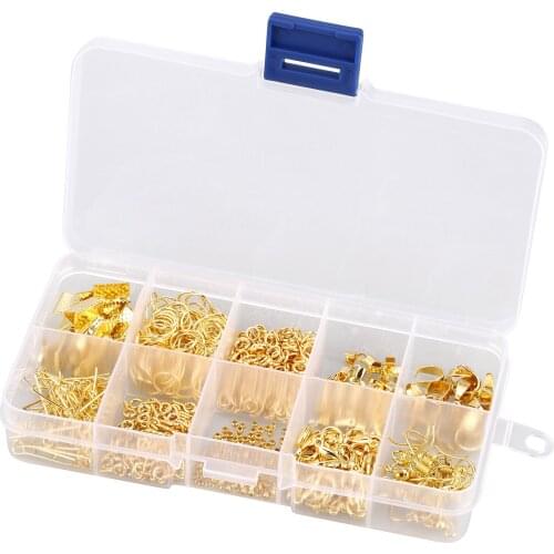 Home DIY Craft For Necklace Bracelet Making And Repairing Kit Bead Findings Earring Metal Starter Beads Wire Tools