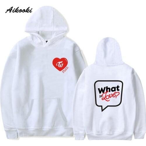 What Is Love Twice Cool Cap Hoodies sweatshirts tracksuitFashion Twice What Is Love Women/Men K-pop Fans Polluvers All-match Top