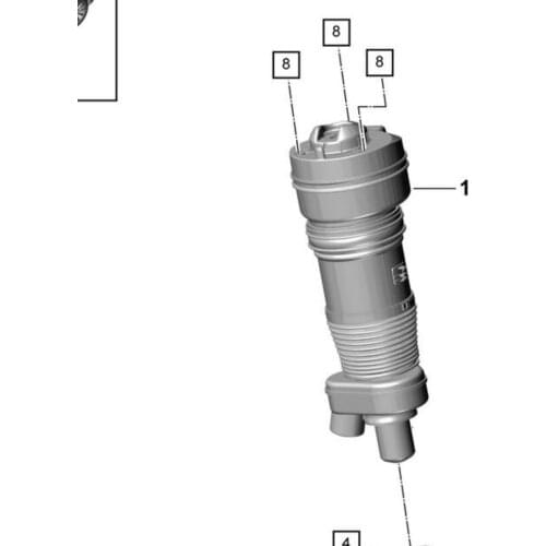 New Front Right Air Suspension Shock Strut for 9YA PORSCHE CAYENNE 2018-2021