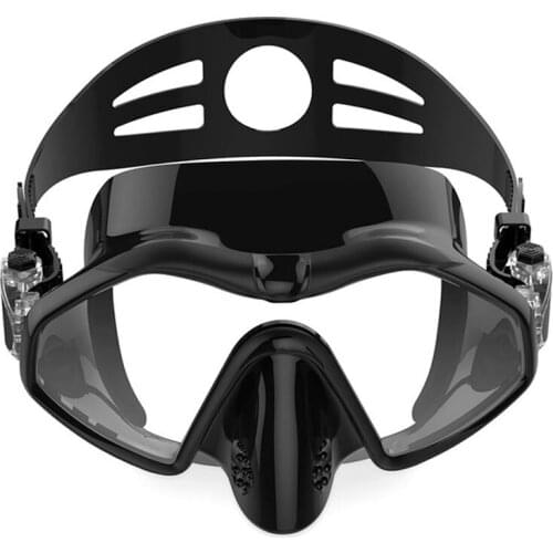 Adult toughened glass diving goggles deep diving integrated plastic covered diving goggles mask diving goggles snorkeling goggle