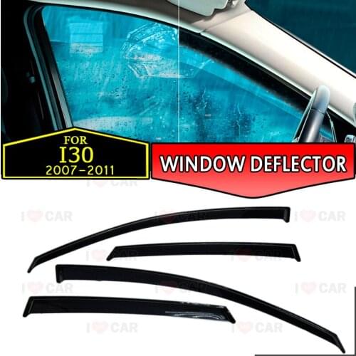 Window deflector for Hyundai I30 2007-2011 Hatchback car window deflector wind guard vent sun rain visor cover car decor