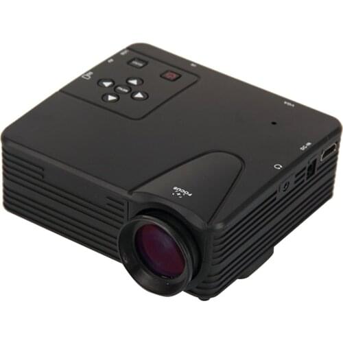 H80 projector Portable Mini 640x480 Pixels Full HD 0 Brighter and clear LED Projector Video Home Cinema Theater