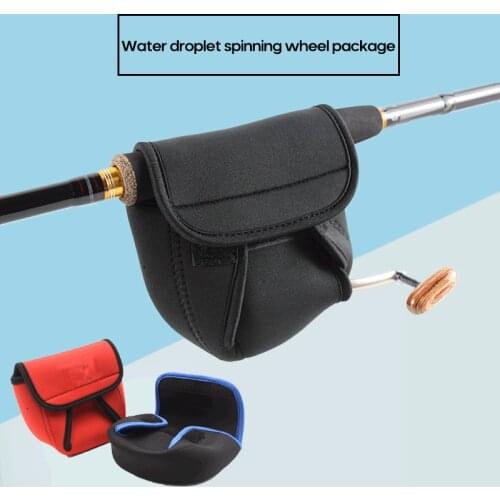 1PC Fishing Reel Pouch Spinning Reel Bag Reel Cover Fishing Tackle Box Portable Fishing Reel Bag Protective Case 15.5*14*4.5CM