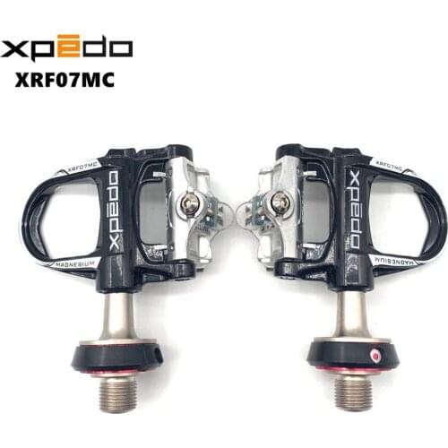 Wellgo Xpedo XRF07MC Bicycle Pedals Road Bike Quick Release Pedal with 2 pairs keo Compatible cleats Self-locking Bicycle Pedals