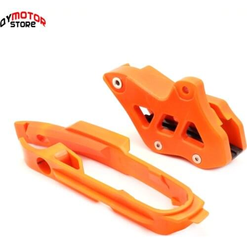 High quality Orange Swingarm Chain Slider + Chain Guard Guide For SX F SMR XC XCF 125 150 200 250 350 450 525 2011-2017