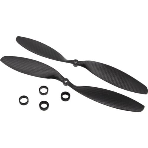 2Pair * 1238 12*3.8" Carbon Fiber CW/CCW Propeller Prop for FPV Quadcopter Multirotor Part