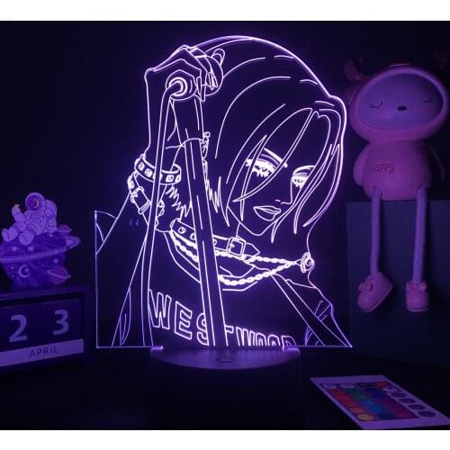 Anime Nana 3D LED Nightlight for Bedroom Decor Table Lamp Nana Osaki Figure Kids Child Girls Light Manga Gift Dropshipping