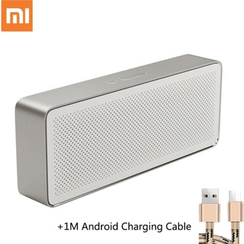 Xiaomi Bluetooth 4.2 Speaker Square Box 2 Original Stereo Wireless Mini Portable Speakers MP3 Music Player With Mic Loudspeaker