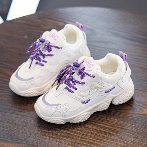 2020 Autumn Children Shoes Non-slip Kids Running Shoes Boys Fashion Breathable Sneakers Girls Casual Sports Shoes Size 21-30