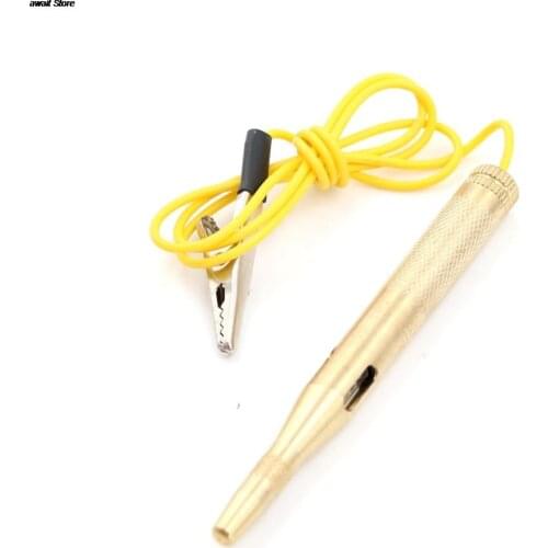 Diagnostic Tool DC 6V 12V 24V Copper Car Light Circuit Tester Lamp Voltage Test Pen Detector Probe Light System Test Probe Lamp