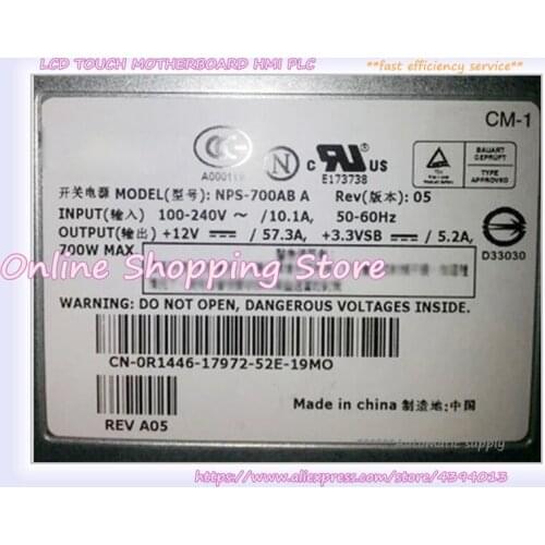 For PE2850 Power Supply NPS-700AB A JD195 R1446 D3163 700W Server