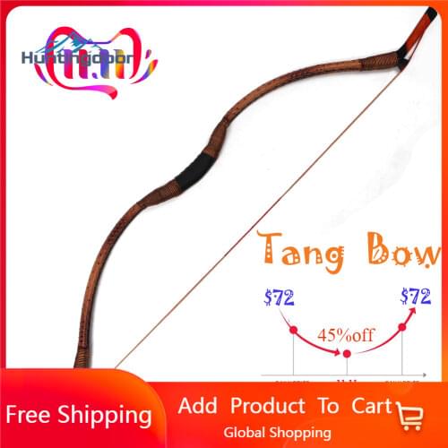 Clearance !!! 30-50Ibs Traditional longbow Archery Target Wooden Hunting Bow Recurve Bow For Shooting Outdoor