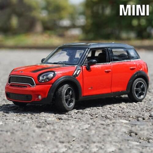 1:24 Toy Car Mini Countryman Diecast Alloy Metal Car Model for MINI Coopers Model Pull Back Car Toy Vehicles Miniature Scale