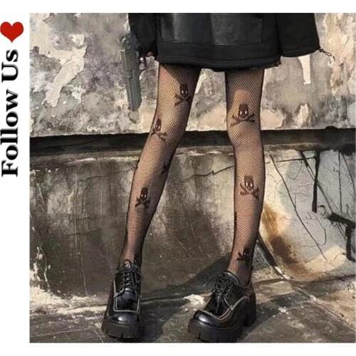 Tattoo Tights Women No After Party Tights Black Letters Silk Stockings Black Girls Sheer Footed Pantyhose Dance Stocking Lady