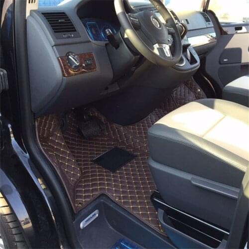 Lsrtw2017 car floor mat for volkswagen multivan Caravelle Transporter T5 2003 2016 2015 2011 2014 2013 2012 2010 2009 carpet rug