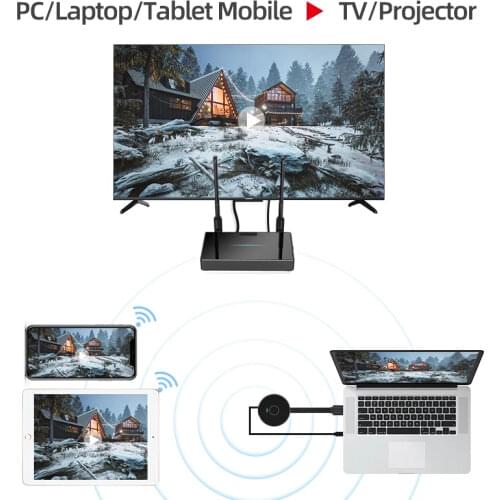 Multi To One Conference Wireless Transmission System Transmitter Receiver HDMI Extender Cast Laptop Phone Screen To TV Projector