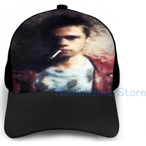 Fashion Tyler Durden Basketball Cap men women Graphic print black Unisex adult hat