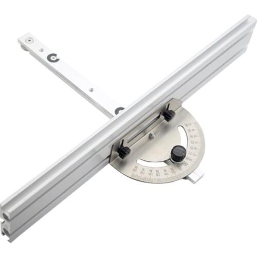 Table Saw Angle Ruler Miter Gauge Guide W/415-1000MM Fence For Band Saw Adjustable Angle Gauge Push Carpenter Woodworking Tools