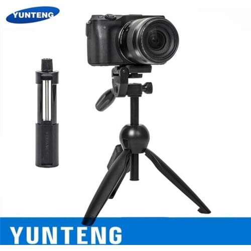 Original YUNTENG 91666 remote control tripod Bluetooth photo vlog handheld shooting video mobile phone desktop bracket with clip