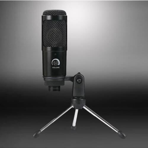 Orsda USB Microphone Condenser Computer recording volume adjustment plug and play home use, computer stage recording microfono