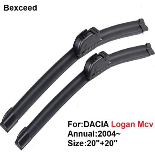 20"+20" High quality Bexceed of car windshield Flat wiper blade For DACIA Logan Mcv