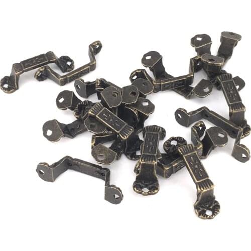 40*11MM Antique Cabinet Drawer Handles Mini Pulls wooden box Gift box dressing Jewelry cases handle knobs super cute