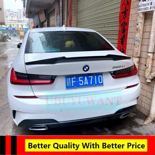 EPFBSQP M4 Style Carbon Fiber Rear Trunk Spoiler For BMW New 3Series 320i 330i 335i 340i 2019-2021 G20 M4 Styling Spoiler Wing