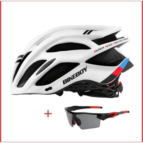 Ultralight MTB Bicycle Helmet Cycling Men Women Outdoor Sport Bike Safety Caps Motorcycle Helmet With Sunglasses Bike Equipment