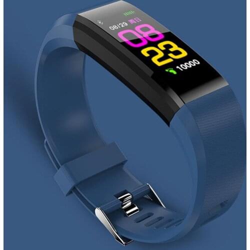Color screen smart bracelet sports step heart rate blood pressure sleep monitoring waterproof