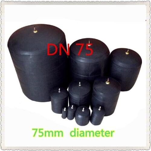 Closed water and water shutoff DN 75 Water plugging airbag Pipeline plugging Pipe sealing test bladder Rubber pressure ball