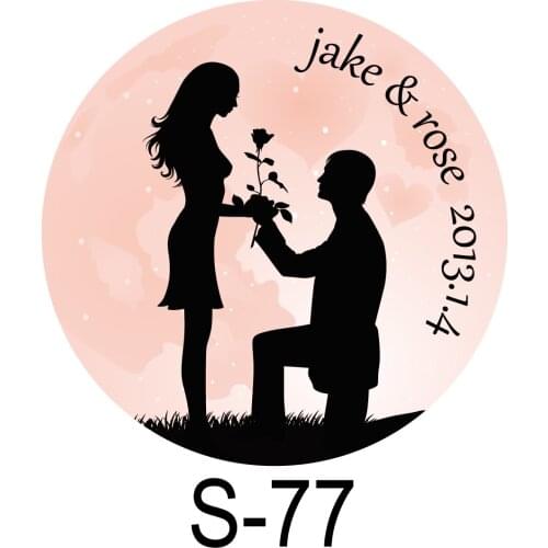 150pcs/lot personalized candy sticker favor sticker for wedding bride shower wedding party decoration small circle S77