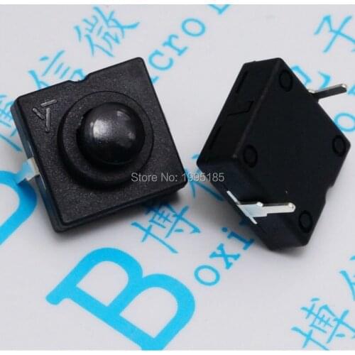 20pcs Ultra-Thin Flashlight Switch Button Switch 12 * 12 * 9.4mm 2 Foot DIP 2 Switch Self-Locking Switch Free Shipping 12*12*9,4