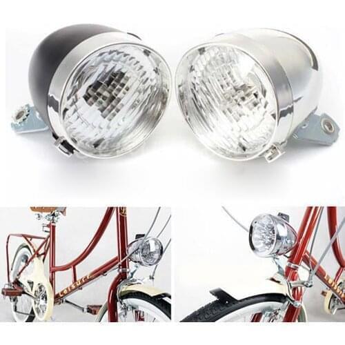 Retro Bicycle Bike 3 LED Front Light Headlight Vintage Flashlight Lamp New 2019 durable