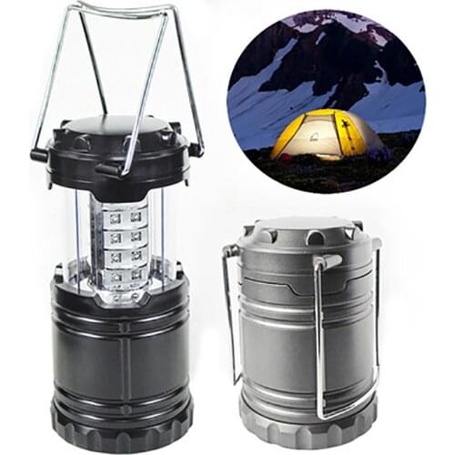 30 LED Camping Tent Light Outdoor Hiking Emergency Lamp Portable Lantern Street Garden Lighting Bright Tree Hanging Lights