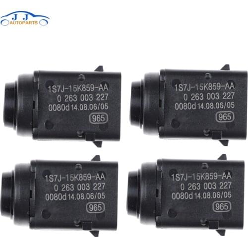 4 PCS For Ford Focus Fusion Fiesta Mondeo MK3 Transit Connect PDC Parking Sensor 1S7J-15K859-AA 1S7J15K859AA 0263003227