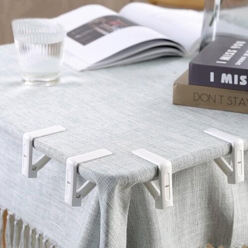 4 Pcs Plastic Tablecloth Tables Useful Clips Holder Cloth Clamps Party Picnic Wedding Prom Multi-function Tablecloth Clip