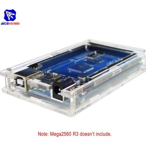 Acrylic Transparent Hard Case Enclosure for Arduino UNO R3 MEGA 2560 R3 Protective Shell Cover