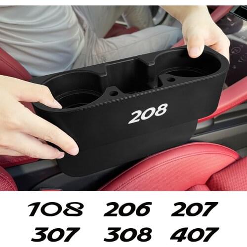 Car Cup Holder Auto Seat Gap Water Drink Bottle Stand For Peugeot 208 207 308 206 307 407 2008 508 3008 5008 301 408 Accessories