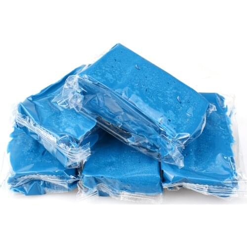 Magic 5pcs/lot Washer Cleaner Mud Auto Sponge Brush Effective Clean Blue Clean Clay Bar Easy Washing Car Care Tool