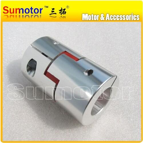 OD 45mm L 70mm Bore diameter 14mm 15mm 16mm 17mm 18mm 19mm 20mm 22mm 24mm 25mm Flexible Jaw/Spider Shaft Coupling for 3D print