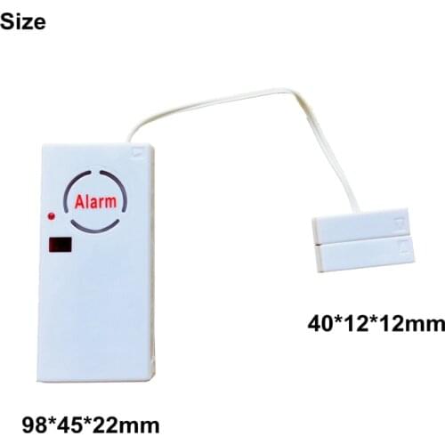 Home Alarm Wireless Remote Control Window Sensor 120dB Security Door Alarm Sensor 9V Battery Magnetic Switch Anti theft Alarm