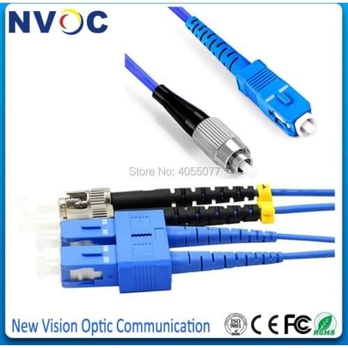 2Core 45M 60M SM G657A1 SC/PC-SC/ST/LC/FCPC Outdoor Armoured LSZH Jacket 3.0mm Duplex Fiber Optic Patch Cord Cable without Reel