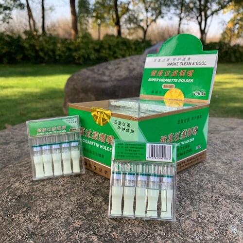 HORNET 1 Pack White Original Disposable Cigarette Filters Tip Easy to Use Filter Traps Tar Lowers Nicotine Levels